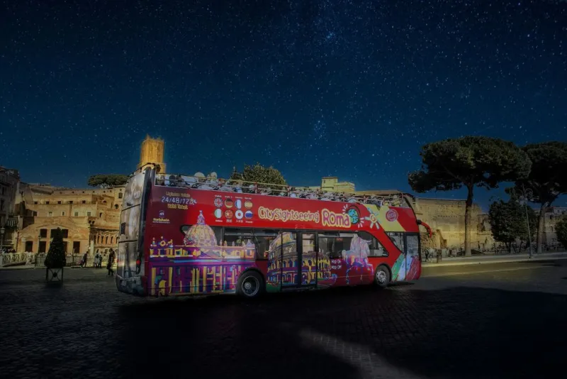 Roma: Tour notturno in autobus
