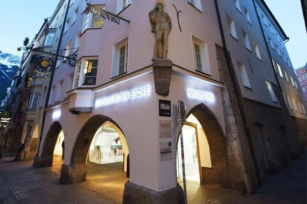 Tienda Mundos de Cristal Swarovski Innsbruck: Visita guiada + Bebida
