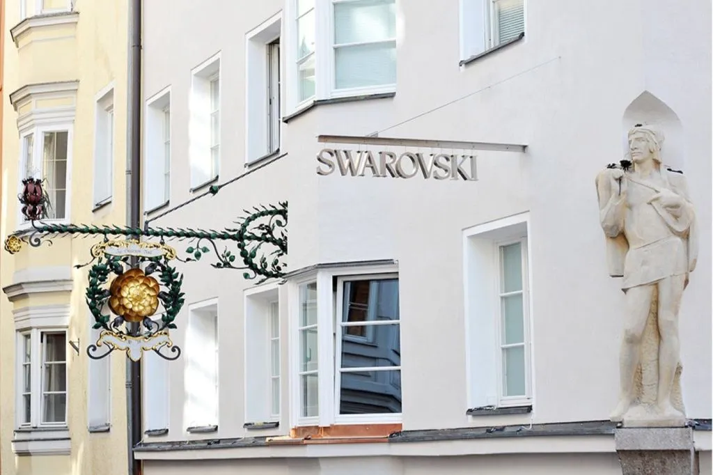 Tienda Mundos de Cristal Swarovski Innsbruck: Visita guiada + Bebida