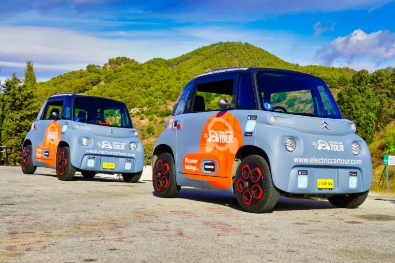 Parque Natural Montes de Málaga: Visita Guiada en Coche Eléctrico + Comida