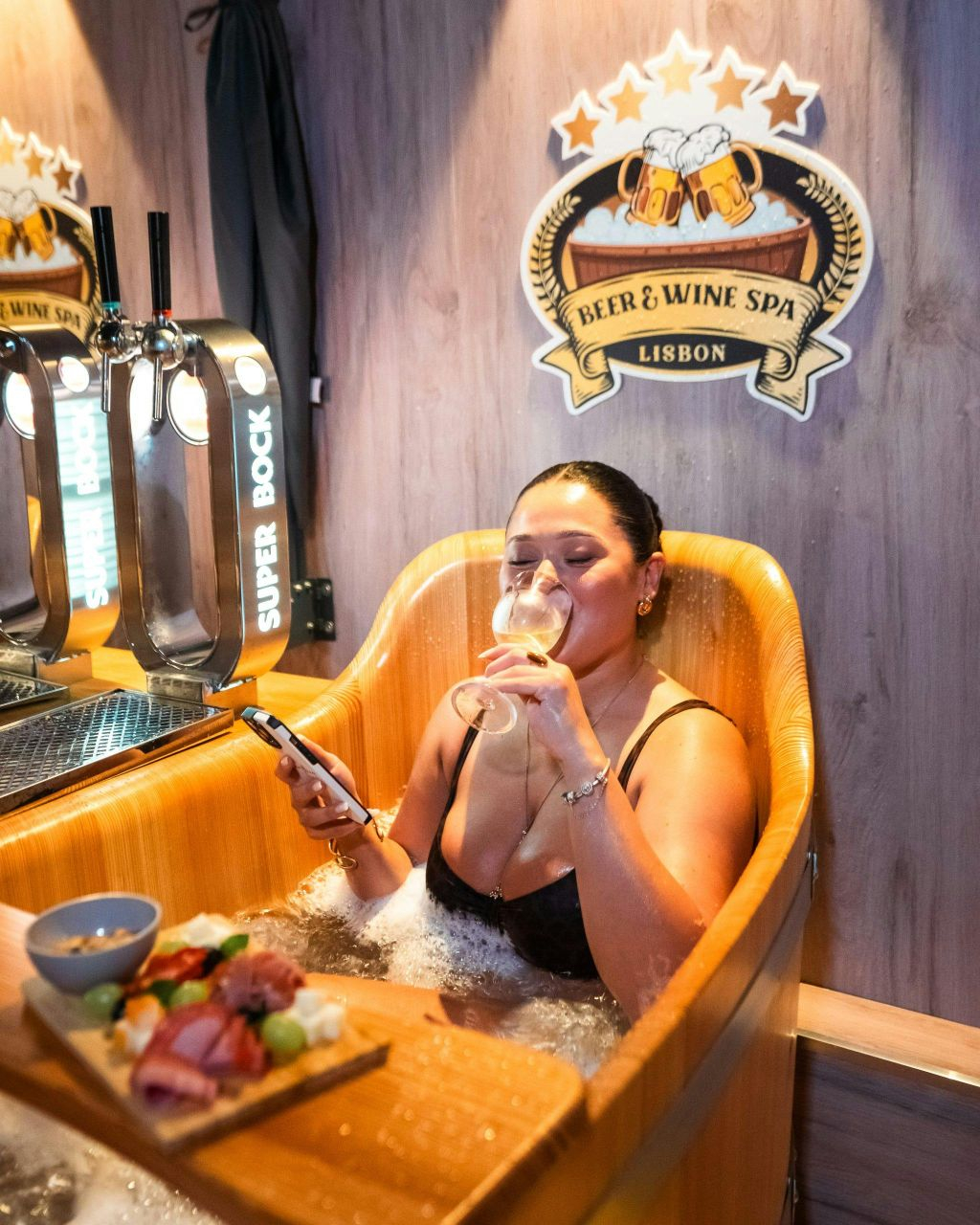 Beer & Wine Spa Lisbonne : Entrée + boissons