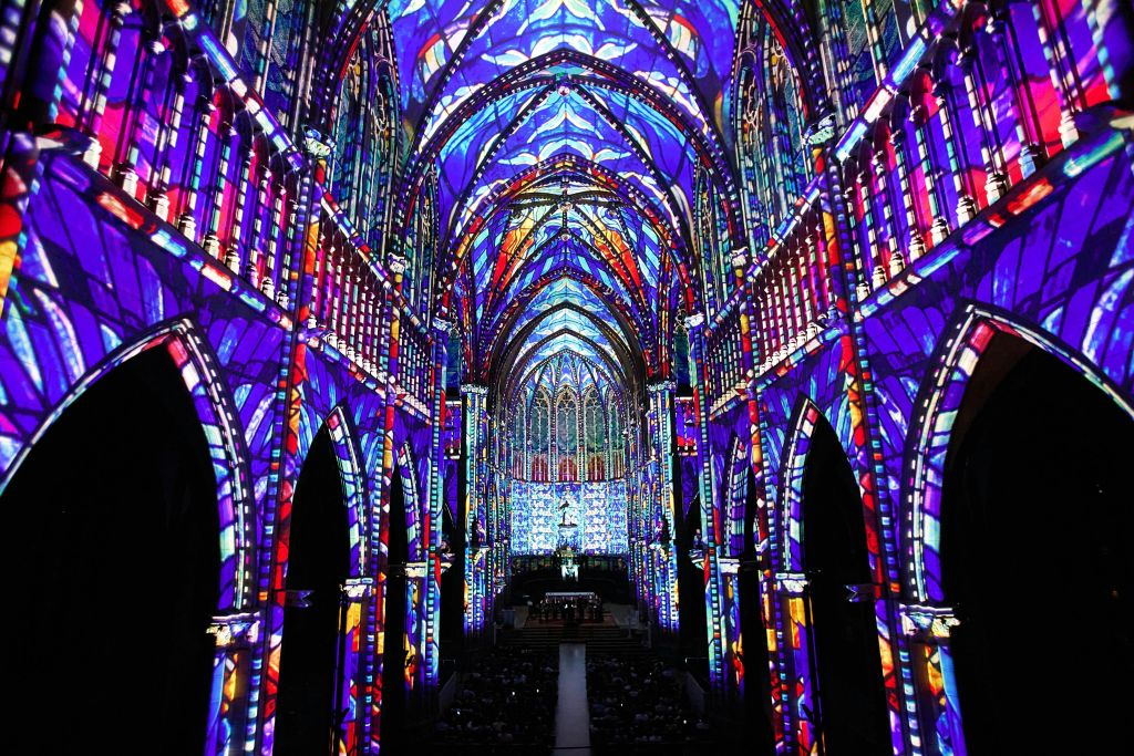 Basilica de Santa Maria del Pi: LUMINISCENCE Show Entry