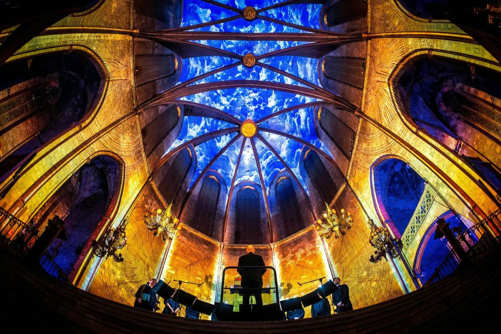 Basilica de Santa Maria del Pi: LUMINISCENCE Show Entry