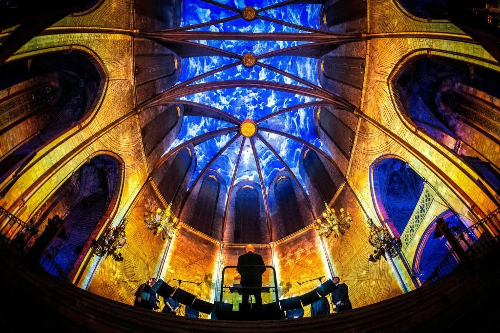 Basilica de Santa Maria del Pi: LUMINISCENCE Show Entry