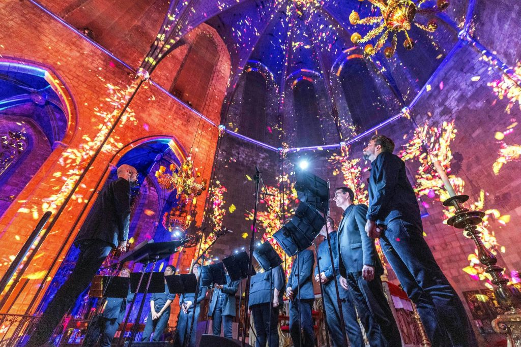 Basilica de Santa Maria del Pi: LUMINISCENCE Show Entry