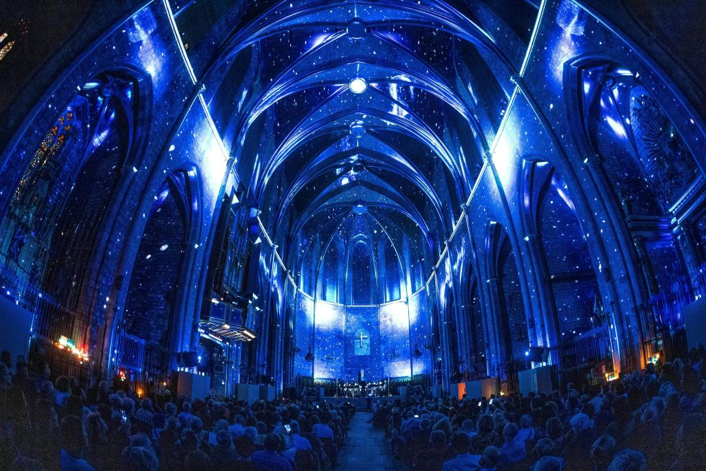Basilica de Santa Maria del Pi: LUMINISCENCE Show Entry
