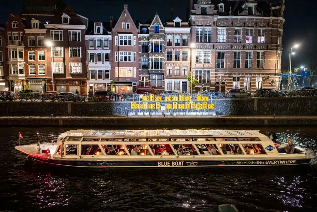 Festival delle luci di Amsterdam: tour in barca coperto