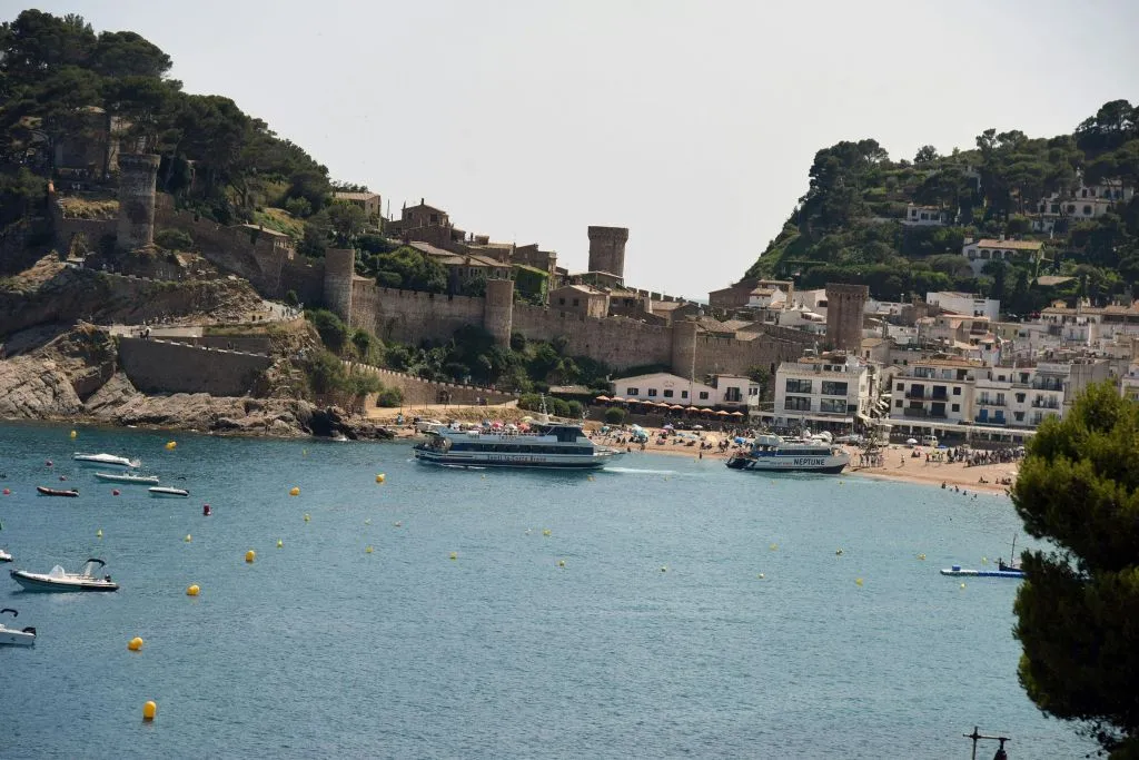 Blanes: Barco de ida y vuelta desde Tossa de Mar