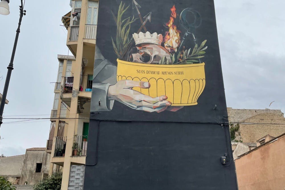 Palermo: tour guidato a piedi dell'arte di strada + degustazione di gelati artigianali