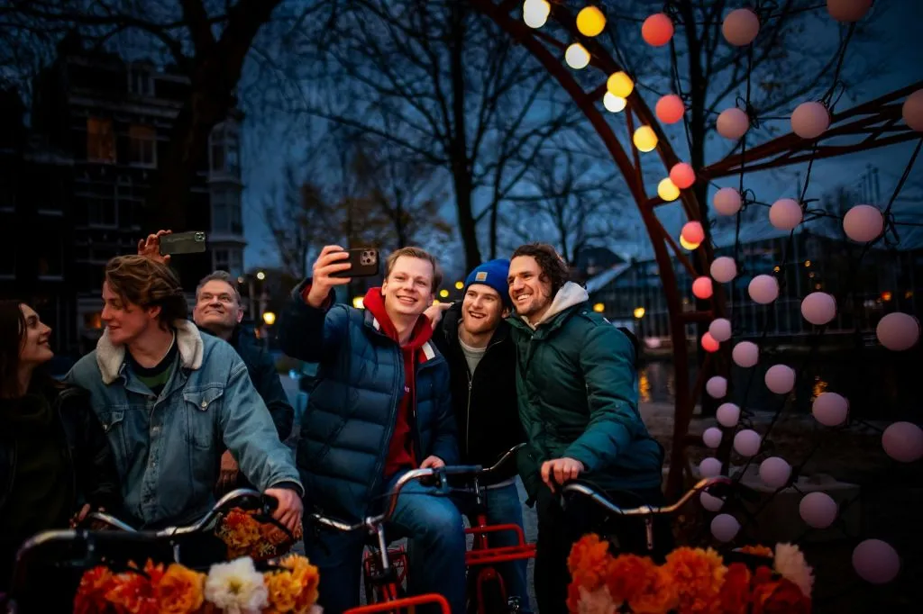 Amsterdam Light Festival: Passeio guiado de bicicleta