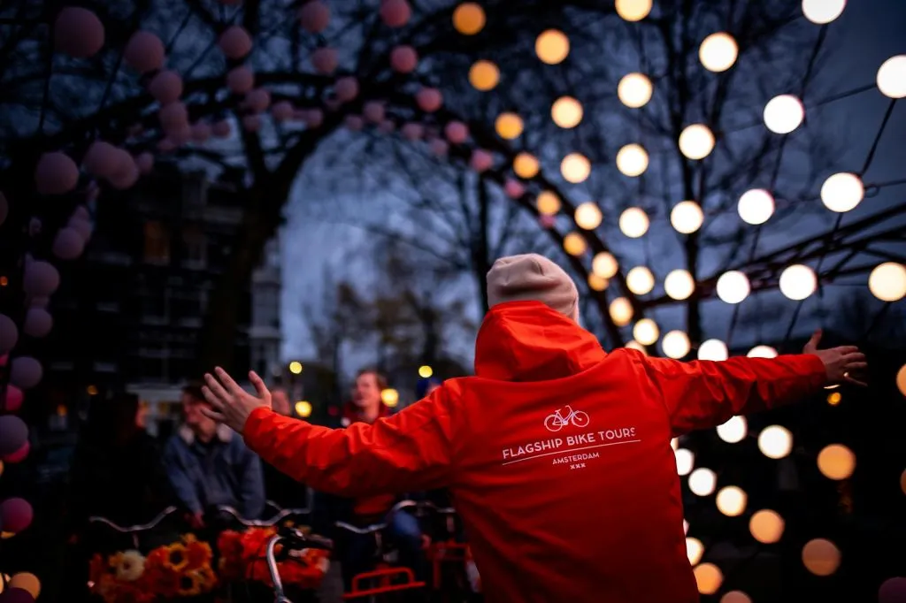 Amsterdam Light Festival: Passeio guiado de bicicleta
